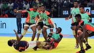 Kenya team in action